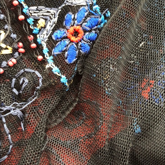 Zara Beaded Embroidered Top - Picture 8 of 8
